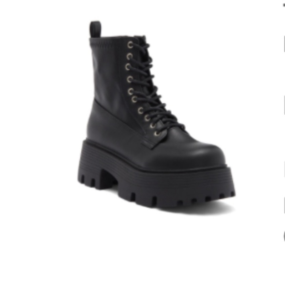 TOP GUY MODA Wilder Lug Platform Combat Boot style boots